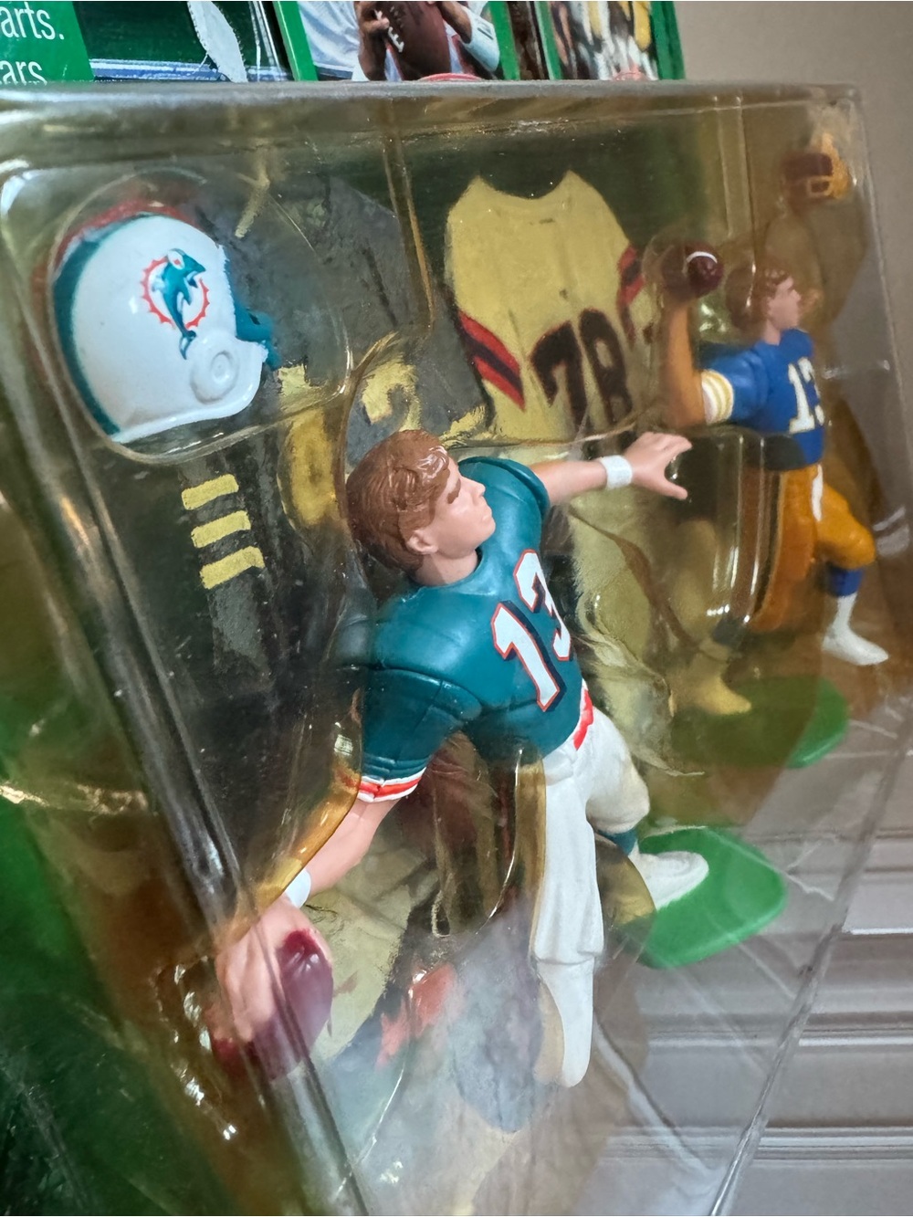 Vintage 1998 NFL Starting Lineup Classic Doubles Dan Marino Miami and  PITT - Picture 4 of 5